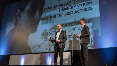 cena za najlepší ženský herecký výkon - Mia Petričević , film Nezízaj mi do taniera (r.Hana Jušić)